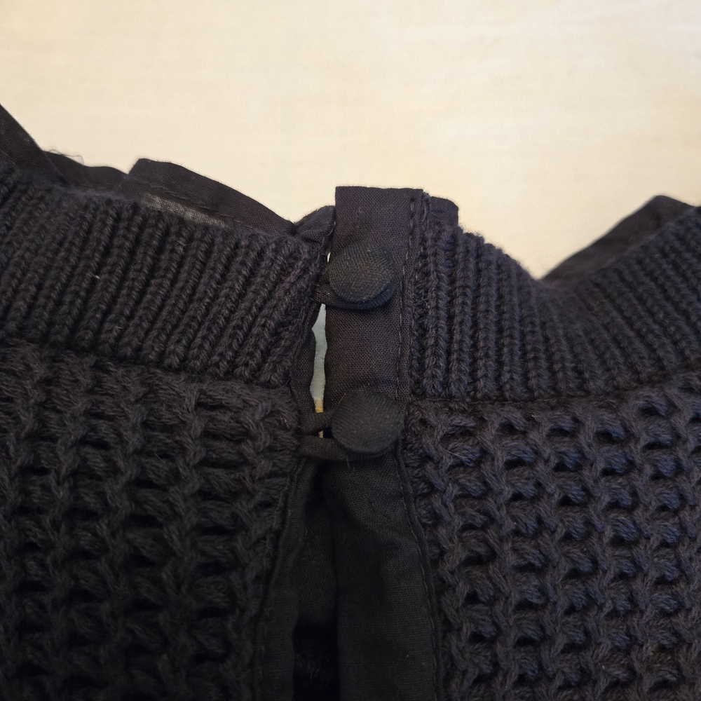 Antonio Melani X Jennifer Sumko Black Lace Sweater - Picture 6 of 11